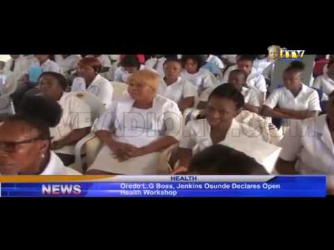 benin city to lagos flight Oredo L.G. Boss, Jekins Osunde declares open health workshop