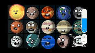 All solar ball characters singing numa numa