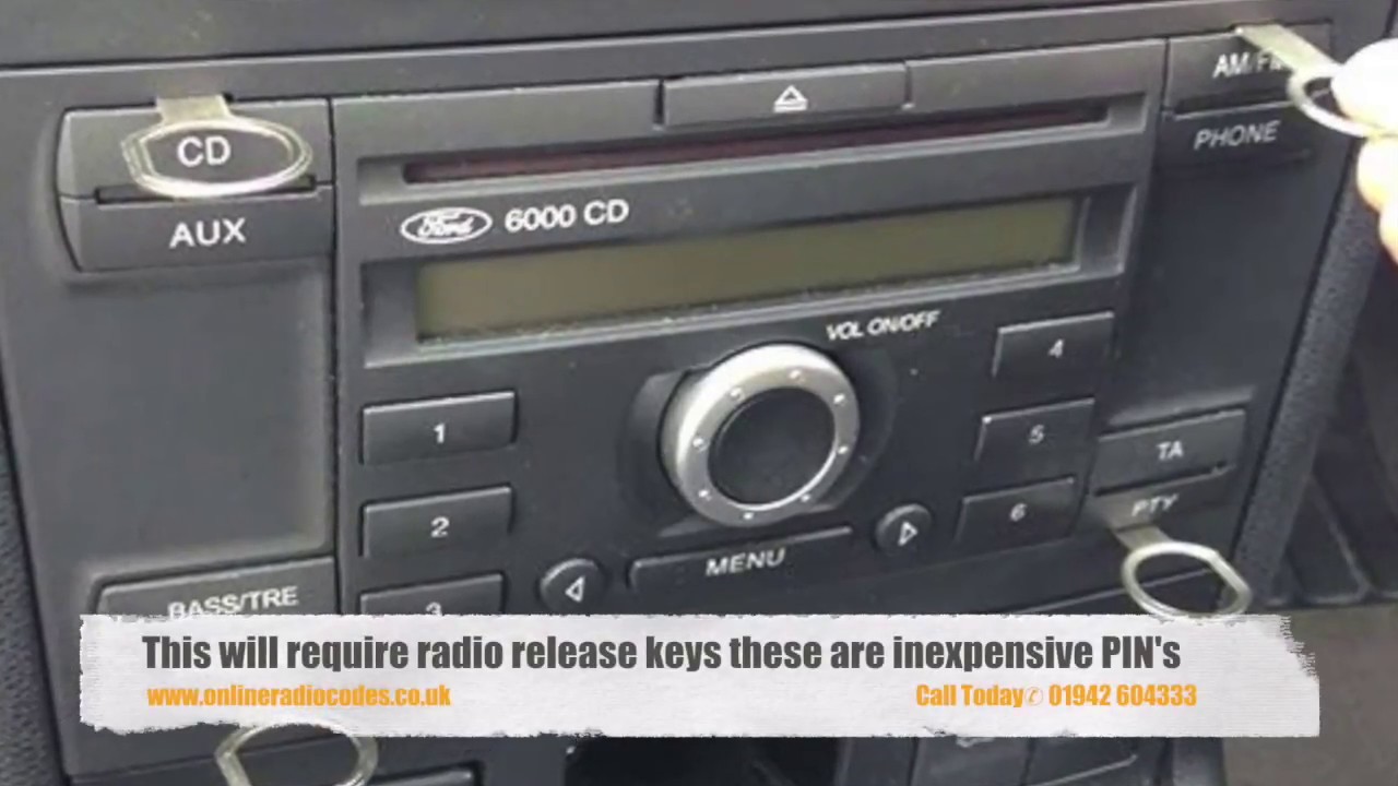 Ford Radio Code Calculator Online Using Serial YouTube