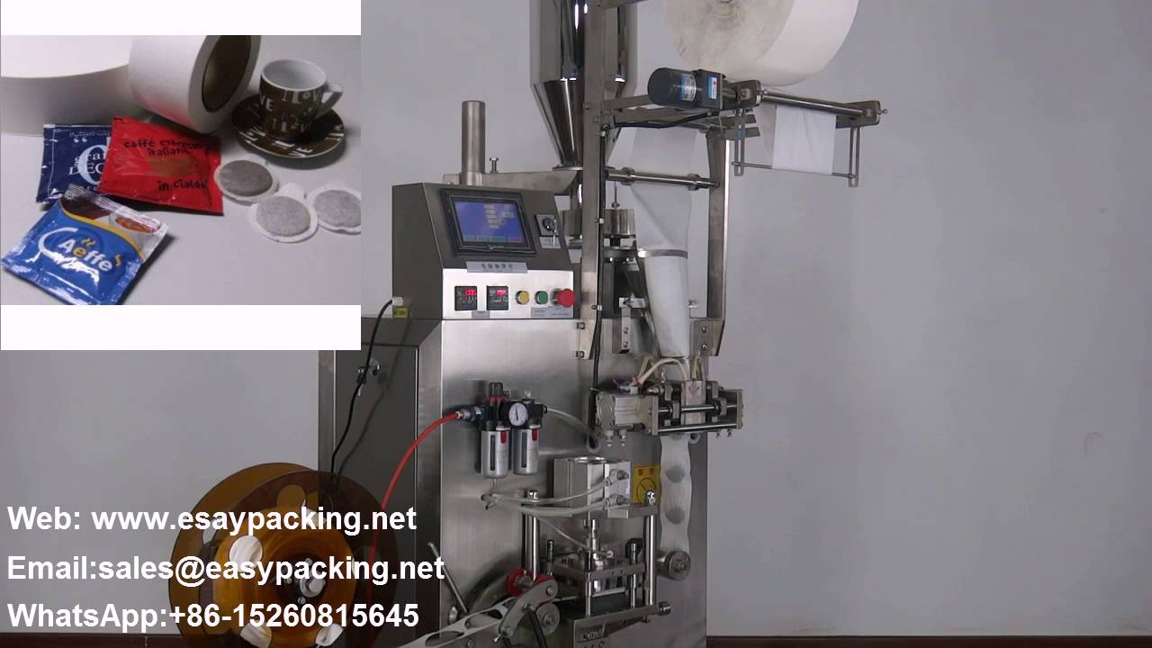 New Version ! Round shape tea/coffee pod packing machine YouTube