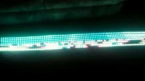 Pixel controller with teensy and pixel invader loaded