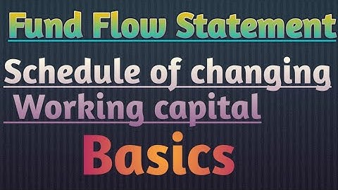 How to prepare fund flow statement | Fund Flow Statement Basics | Fund flow statement bcom 3rd year