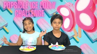 Popsicle Ice Lolly Challenge Ice Lolly Challenge Popsicle Challenge Ice Cream Challenge