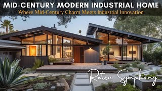 Architectural Symphony: Crafting Your Unique Mid-Century Modern Industrial Home Design