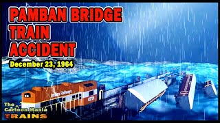 23 December 1964 Pamban Bridge Train Accident 3D Animation The Cartoon Mania