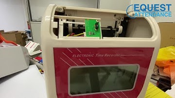 Punch Card Machine RJ3300 Rj2200 Setting Untuk Kad Kuning Kad Ataupun Kad Punch Tak Masuk