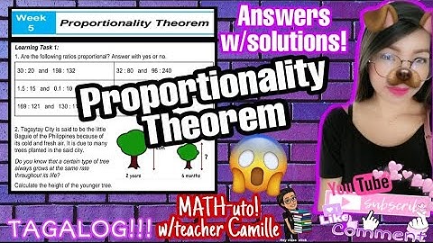 Grade 9 | Leap Week 5 | Proportionality Theorem