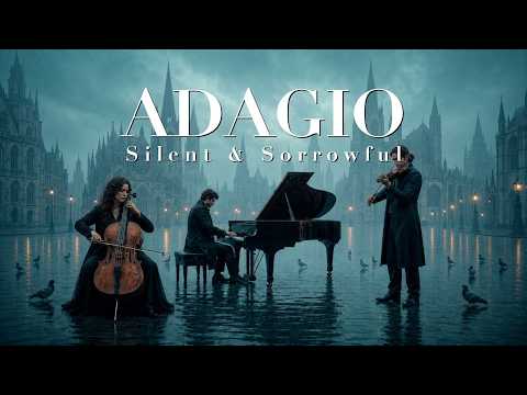The Most Beautiful 24 Lonely Adagios |Piano Trio | Relaxation| No Lyrics