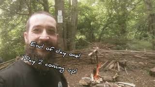 Round house / tipi rebuild! basecamp revamp! #bushcraft #primitiveskills #basecamp #camping