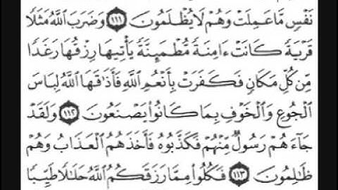 سورة النحل [ من الآية 107 إلى 128 ] بصوت الشيخ سعد الغامدي