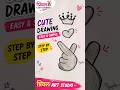 👉 “Easy Cute Drawing 😍 | Crown + Love Hand ❤️ | Priyal Art Studio” #art #PriyalArtStudio