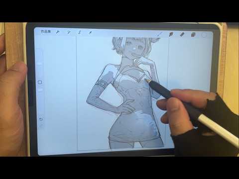 2026年8月3日🎨Procreate Beautiful music BGM & Draw With Me✨沉浸式作畫 BGM