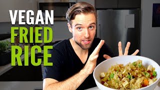 Tasty Vegan Fried Rice with Tofu