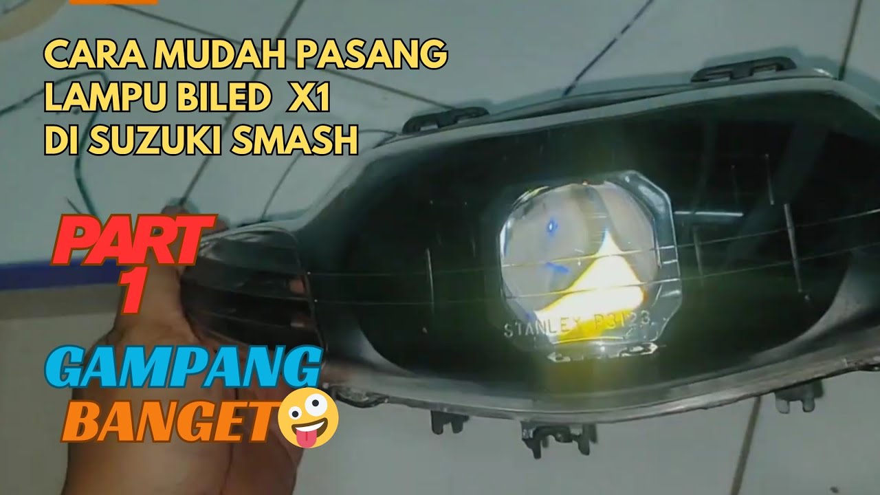 Cara Pasang Biled di Suzuki Smash Old (Part 1)
