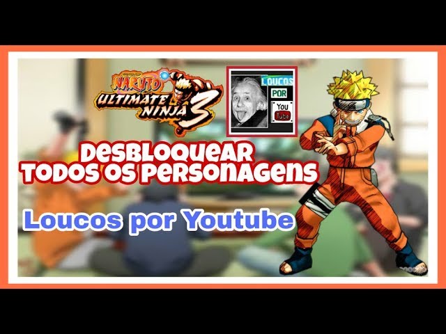 Como Liberar TODOS Os PERSONAGENS do Naruto Shippuden Ultimate Ninja 5  (PS2) / ALL CHARACTERS PCSX2 