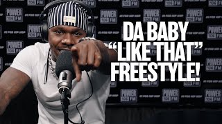 DABABY "LIKE THAT" FREESTYLE W/ JUSTIN CREDIBLE ON POWER 106!