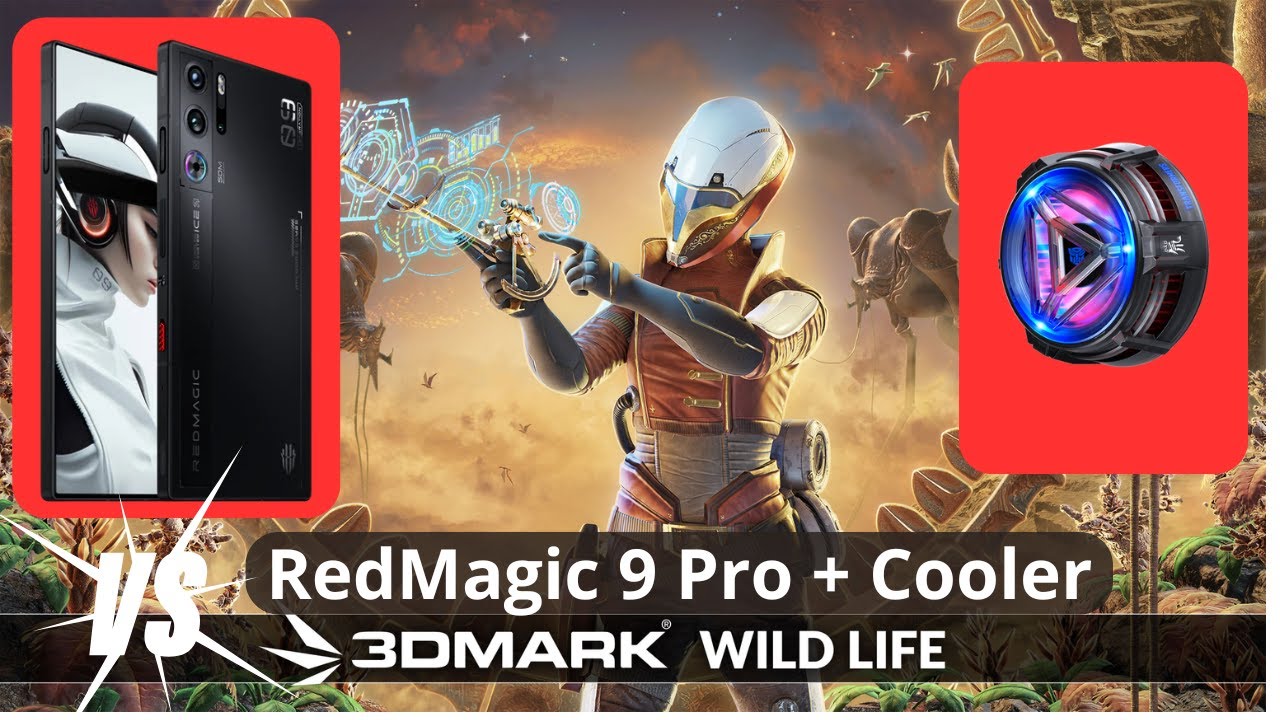RedMagic 9 Pro Performance Showdown | 3dMark Wild Life | Epic Red Magic Magnetic TEC Cooler 4