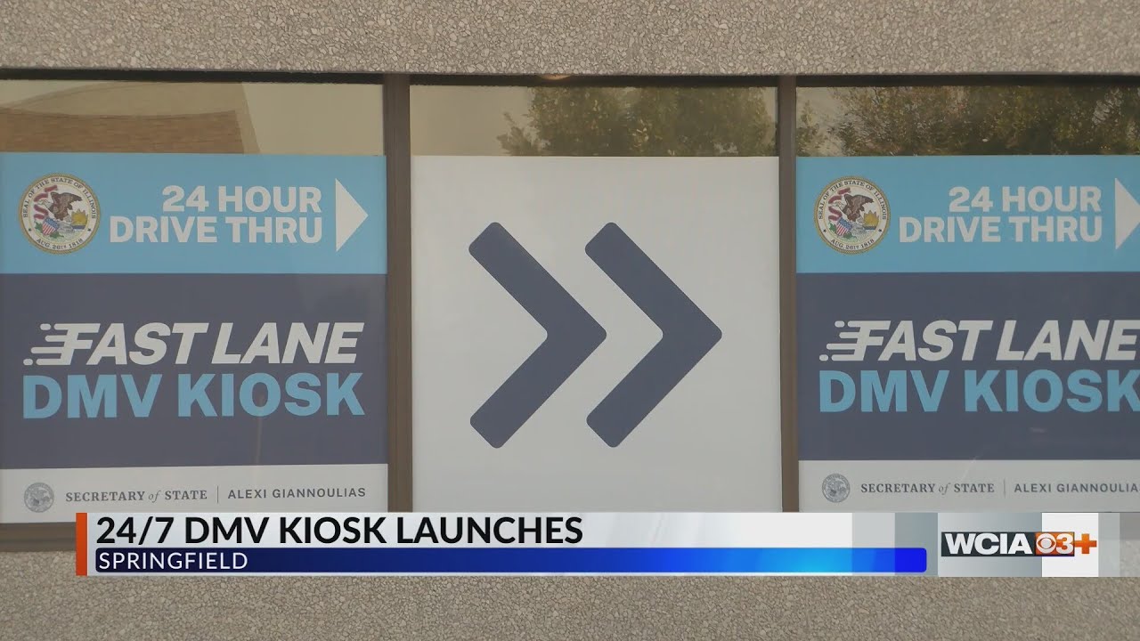 Springfield Il Dmv IL Secretary of State unveils new, 24/7 DMV kiosks in Springfield - YouTube