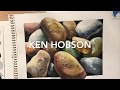 Painting Rocks by Ken Hobson