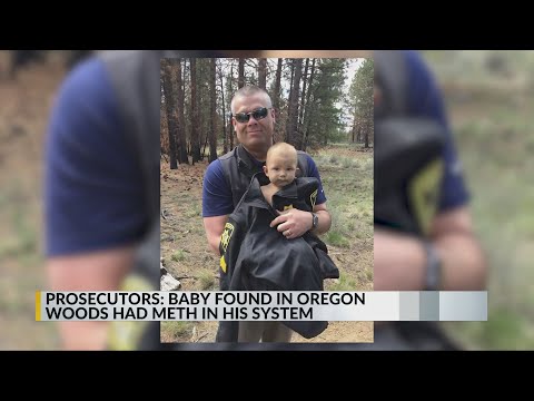 Prosecutors: Baby found in woods had meth in his system