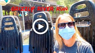 Grizzly River Run, Unedited Complete Full Ride Experience, Disney California Adventure Park, Geysers