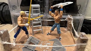 Cody Rhodes VS John Cena WWE Action Figure Match!