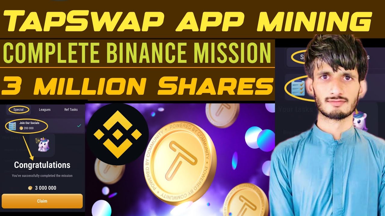 TapSwap App Mining Telegram Update KYC Mission Complete $600 Binance Voucher Started The Clock