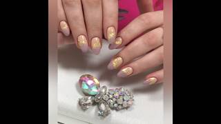 Маникюр в Перовоомбреdesignnailманикюрперовокоррекцияногтейombreombrenailsgold