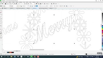 Corel Draw Tips & Tricks Christmas Tree with names CUT OUT part 6