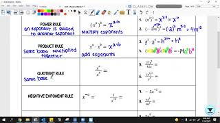 unit 6 notes complete page 2   exponent rules