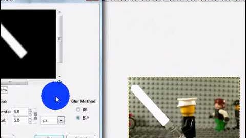 How to make lightsaber effects in gimp 2.6