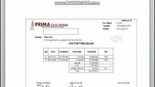 ANALISIS BUKTI TRANSAKSI PERUSAHAAN DAGANG