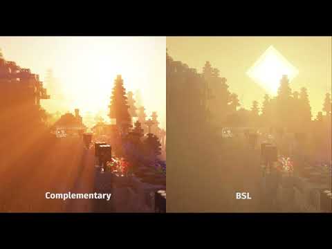 Shader Comparison | BSL vs Complementary