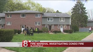 Condos evacuated after fire breaks out in Bloomfield