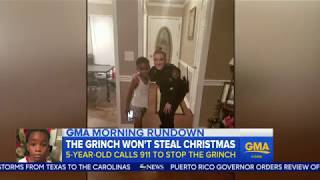 Boy calls police on the Grinch Boy calls police on the Grinch