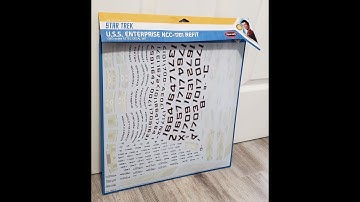 Decal Unboxing Episode 6: Aztec Decals for 350 Scale Enterprise Refit