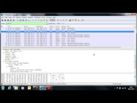 RPR NA03: Analysing SQL Server performance using Wireshark and Excel - Part 1