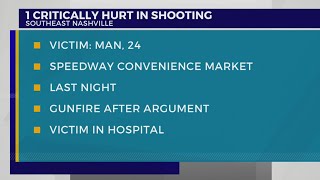 1 critically injured in shooting