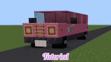 How To Make A Limousine In Minecraft 