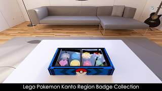 Lego Pokemon Kanto Region Badge Collection 40892 done in Studio 2.0 | Speed Build