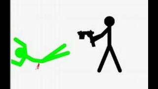 PIvot machine gun shot