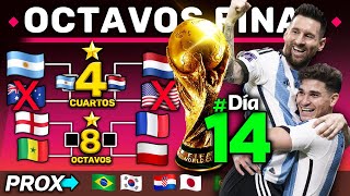 OCTAVOS DE FINAL - RESUMEN DÍA 14 - Mundial  2022 - MESSI a 3 Partidos de la MÁXIMA GLORIA !!