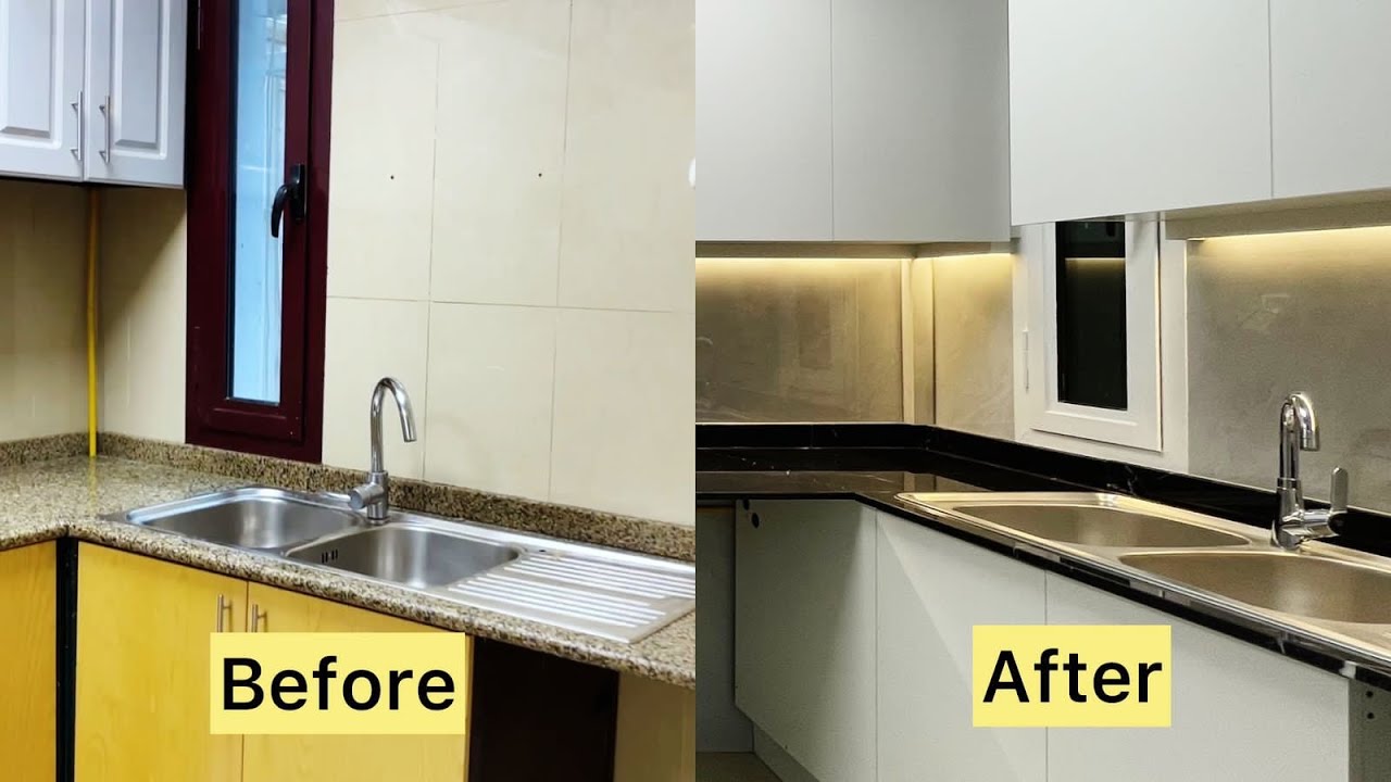 Before and after Part 2 Renovating and flipping a 2br apartment JVC