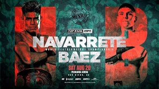 Emanuel Navarrete vs Eduardo Baez | Preview | World Title Fight Aug 20 ESPN