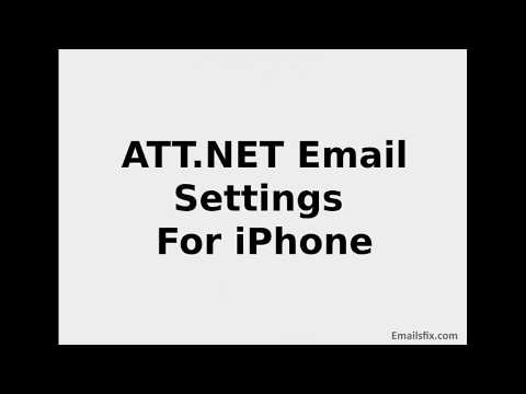 ATT NET Email Settings For Android & iPhone