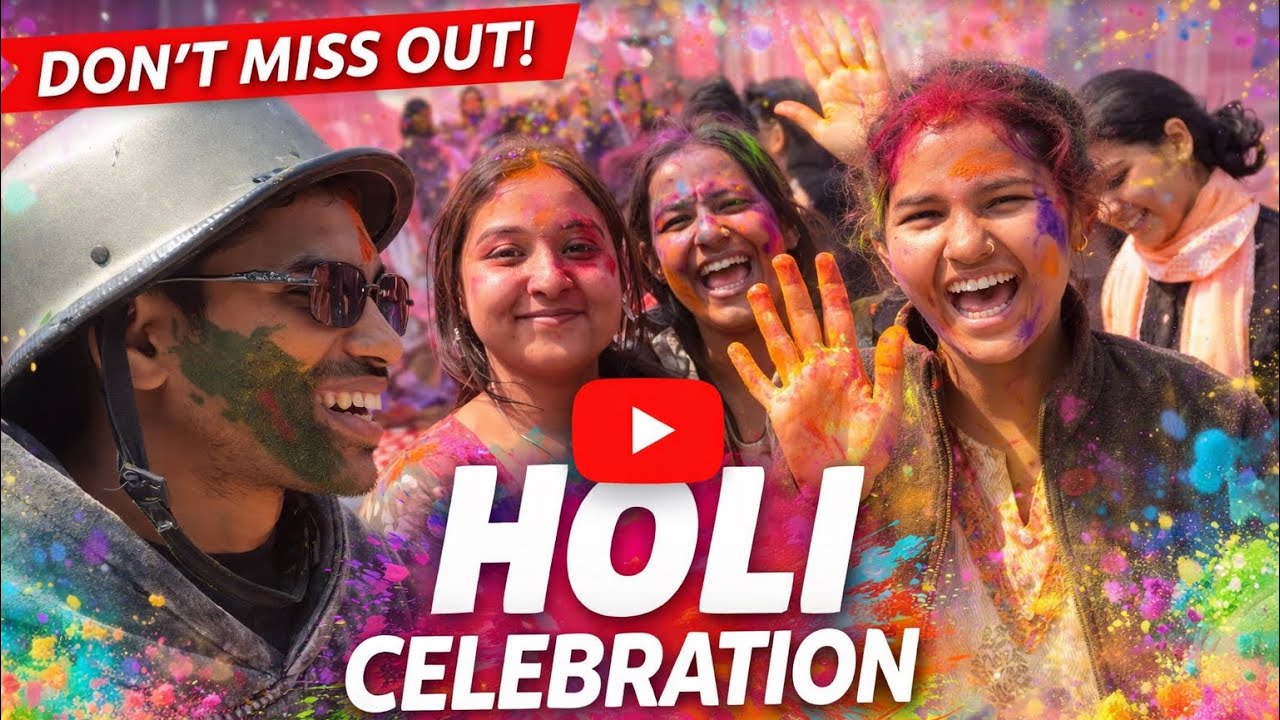 College Campus Wali Holi: Unforgettable Day!🫟