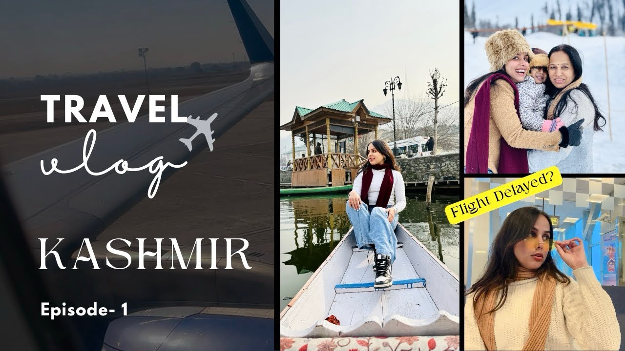 Kashmir Travel Vlog 2026 | First Day in Srinagar | Houseboat Stay