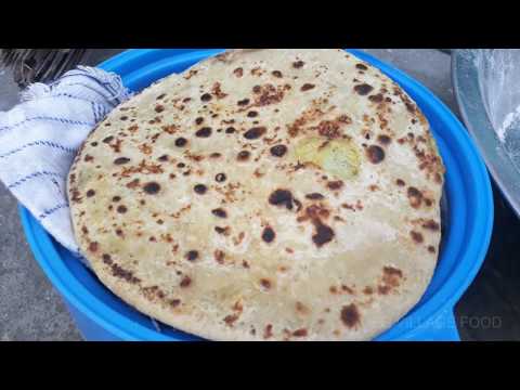 Aloo Paratha Recipe - Dhaba Style Punjabi Aloo Paratha - Potato Stuffed Paratha