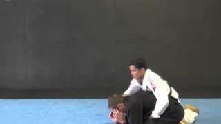 Turtle cross lapel roll over to back grab)