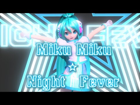 [60fps Miku 4K] Miku Miku★Night Fever Project DIVA Future Tone English subs Romaji lyrics